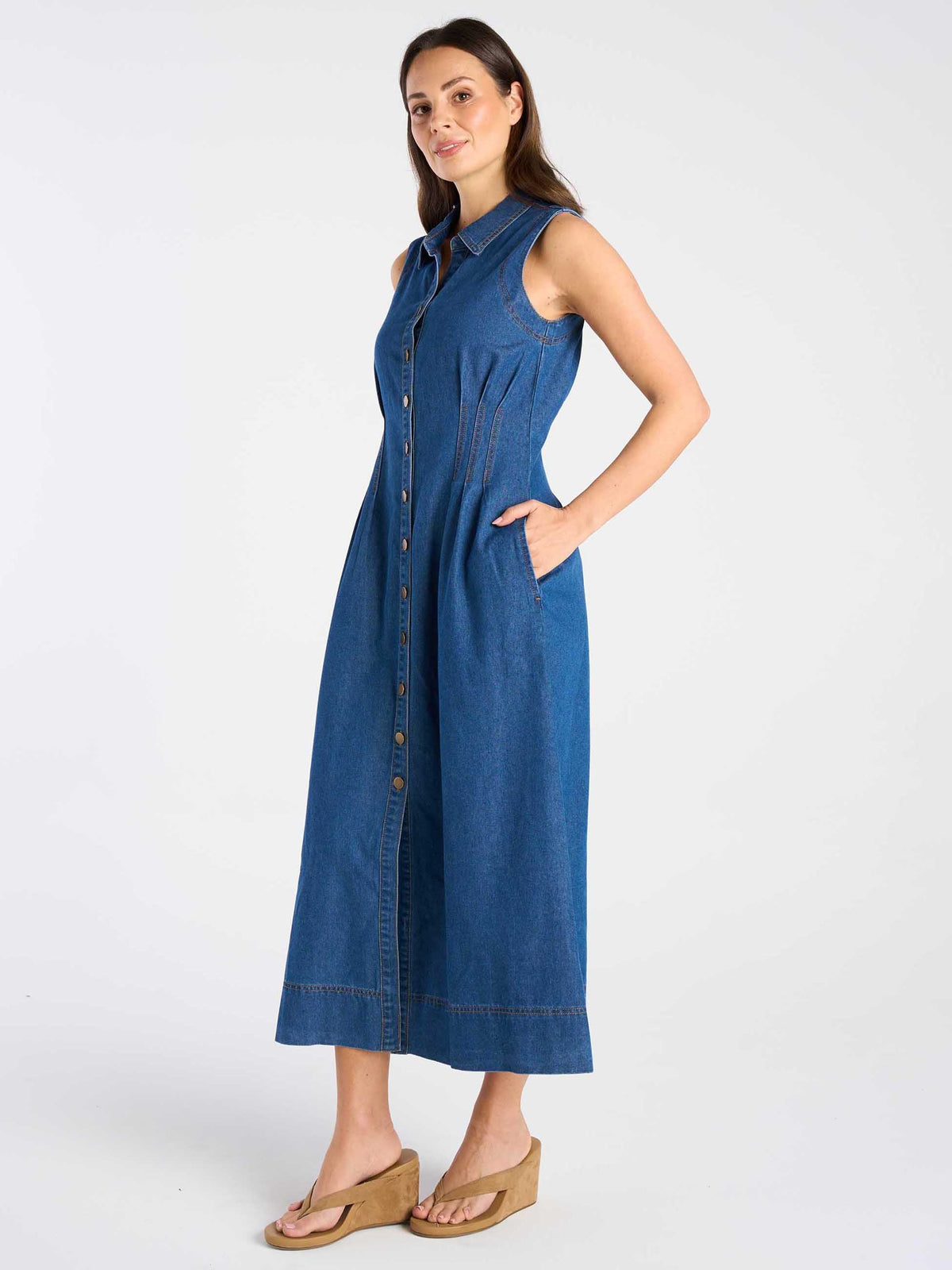 Evie Denim Dress