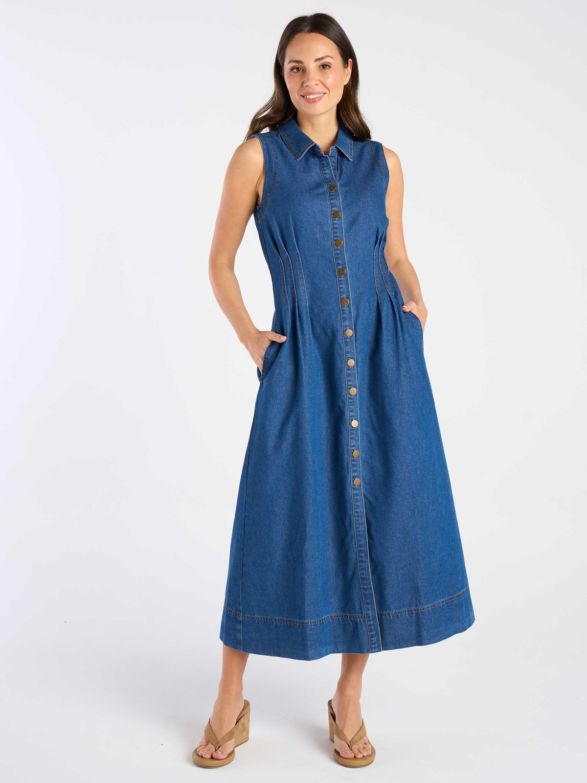 Evie Denim Dress