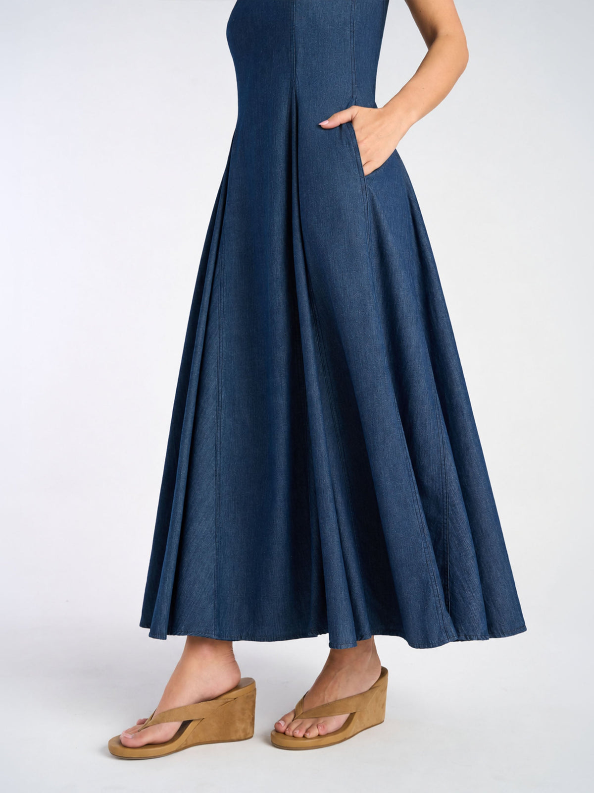 Zoe Cotton Denim Dress