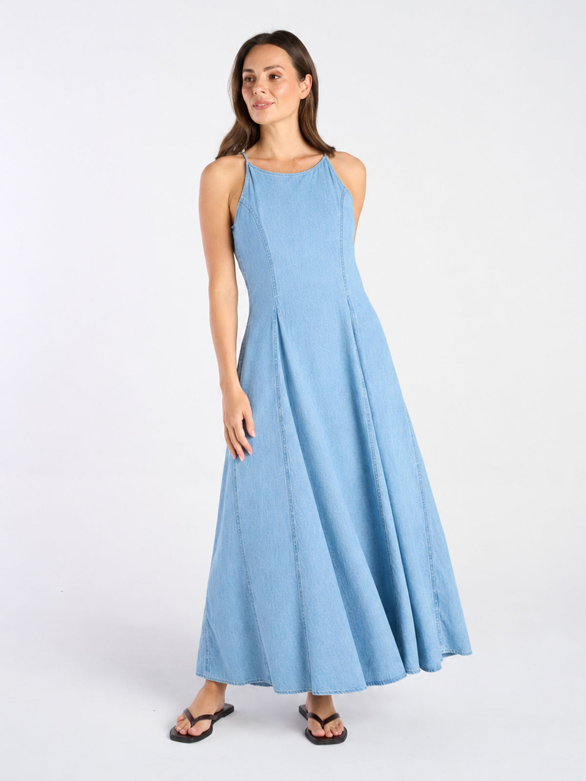 Zoe Cotton Denim Dress
