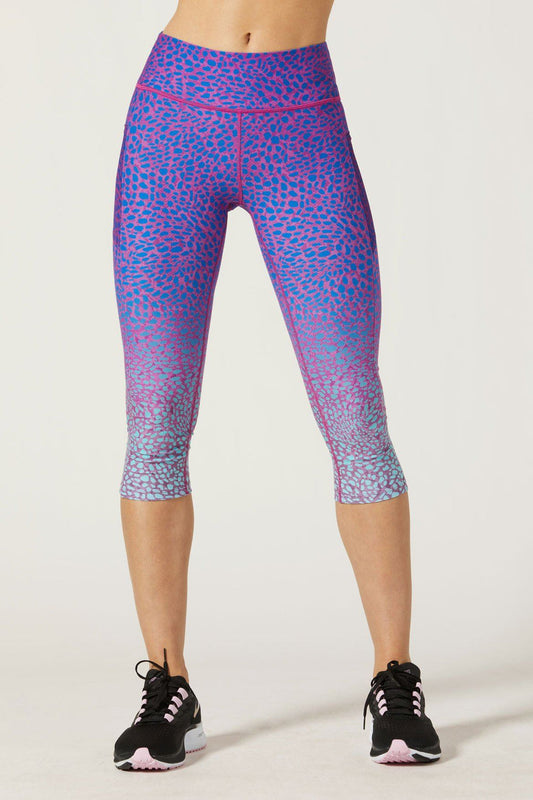 Nala Cropped High Waist Legging Celsius Purple