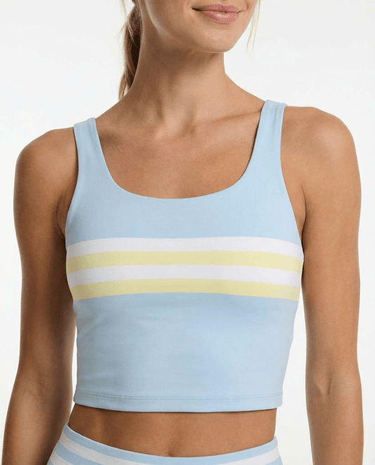 Paula Tank Stripped Baby Blue