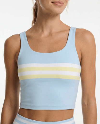Paula Tank Stripped Baby Blue