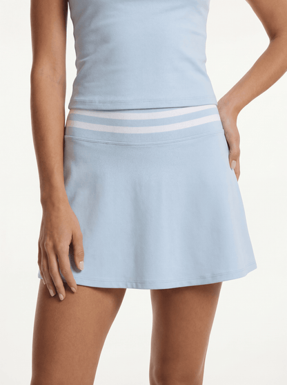 Casey Skort Stripped Baby Blue