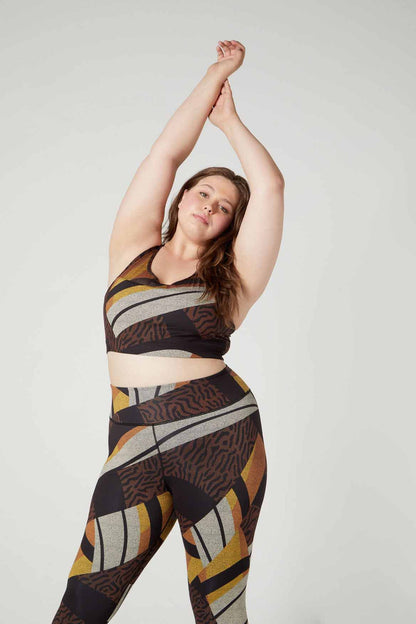 Rebel Cross Back Bra Totem